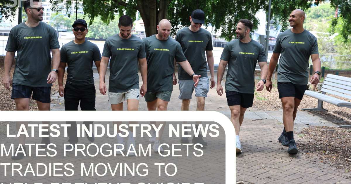 Mates Program MATES program gets tradies moving to help prevent suicide